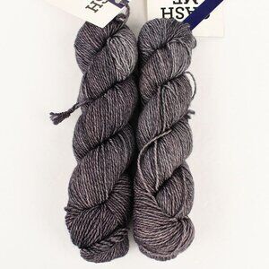 Malabrigo Cashmere Merino Fingering Yarn 2 Skeins Plomo